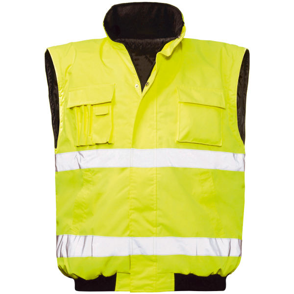 Art.-Nr. 23522  *ROLAND* Warnschutz-Pilotjacke gelb - SAFESTYLE