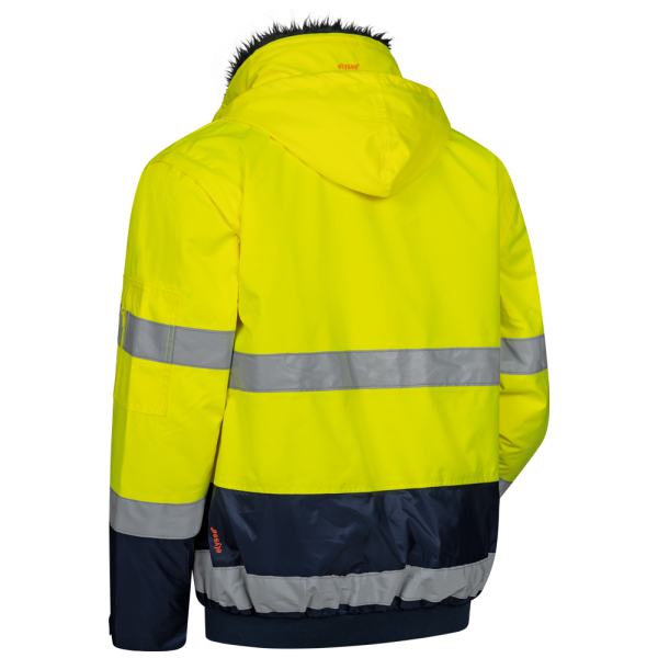 Art.-Nr. 23558 WARNSCHUTZPILOTJACKE *SIEGFRIED*, GELB/MARINE  - ELYSEE